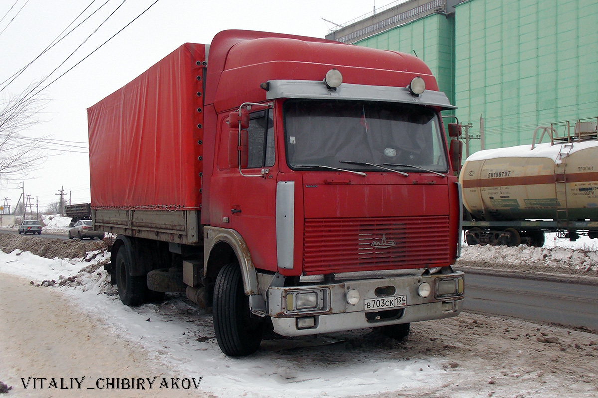 Волгоградская область, № В 703 СК 134 — МАЗ-53366