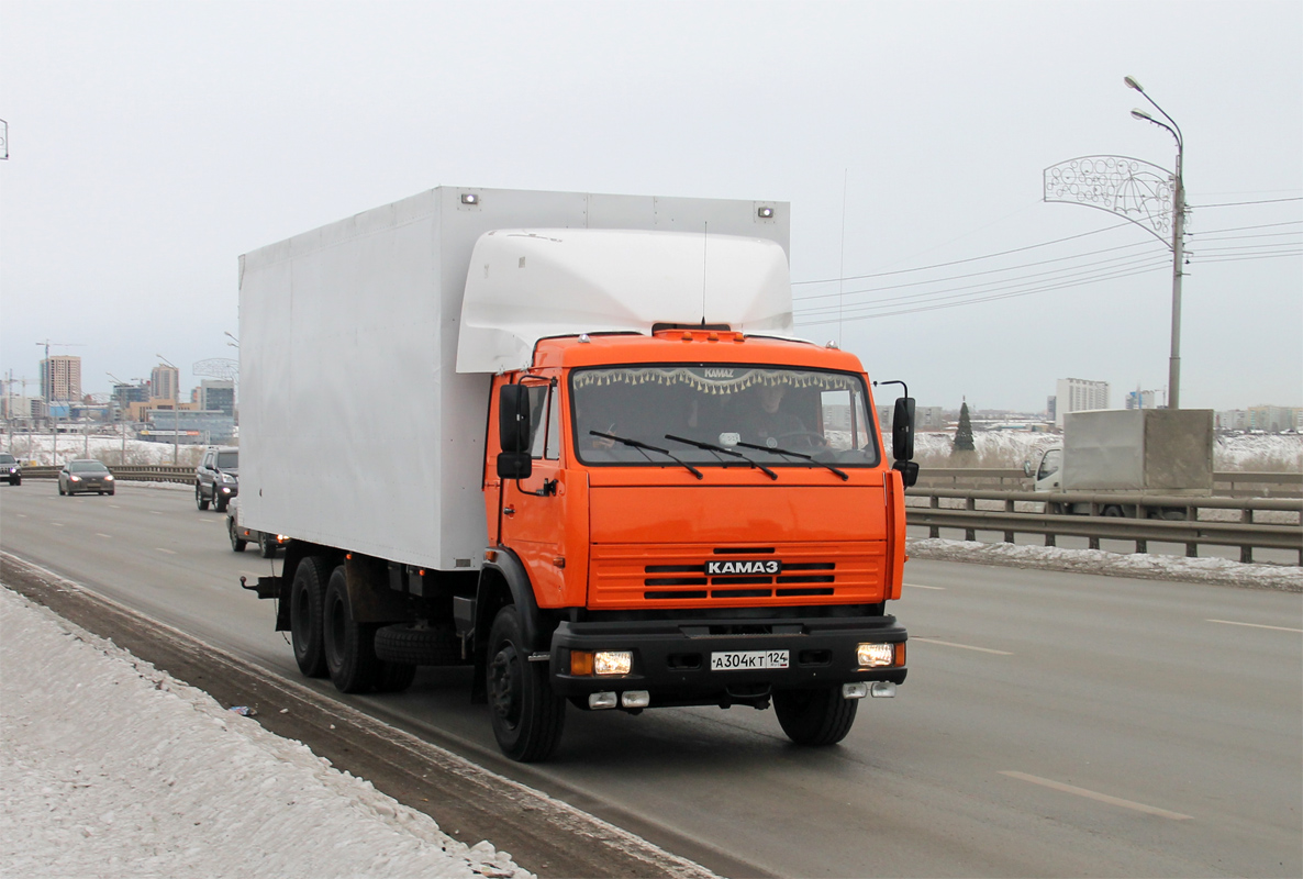 Красноярский край, № А 304 КТ 124 — КамАЗ-65115-62