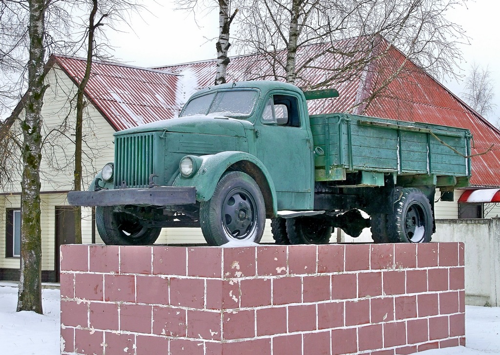 Могилёвская область, № (BY-6) Б/Н 0006 — ГАЗ-51А; Могилёвская область — Автомобили на постаментах; Техника на постаментах, памятники (Могилёвская область)