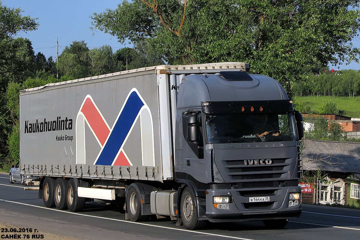 Вологодская область, № В 144 КА 35 — IVECO Stralis ('2007) 430