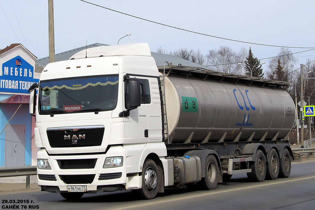 Москва, № Н 961 НЕ 77 — MAN TGX ('2007) 18.400