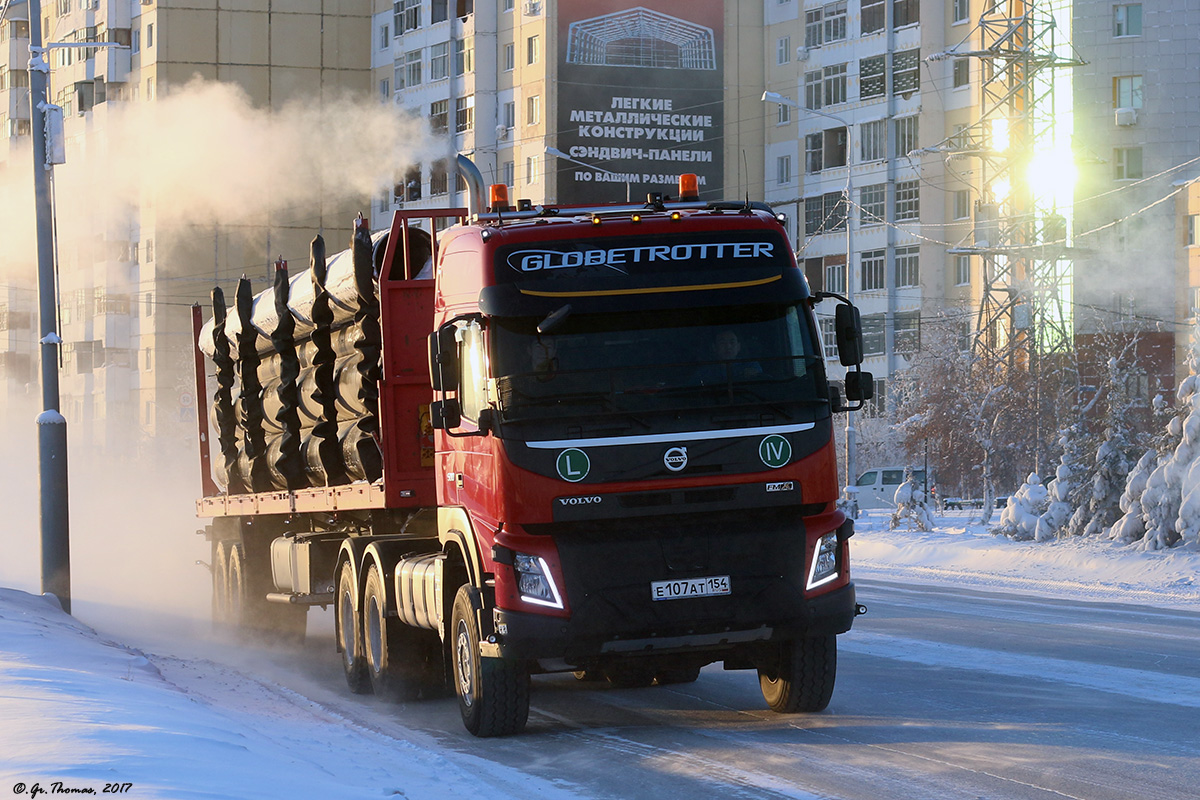 Саха (Якутия), № Е 107 АТ 154 — Volvo ('2013) FMX.500 [X9P]