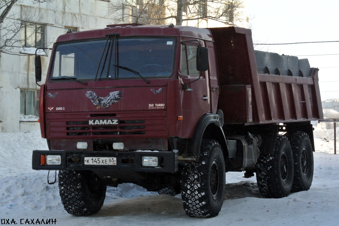 Сахалинская область, № К 145 ХЕ 65 — КамАЗ-43118-10 [43118K]