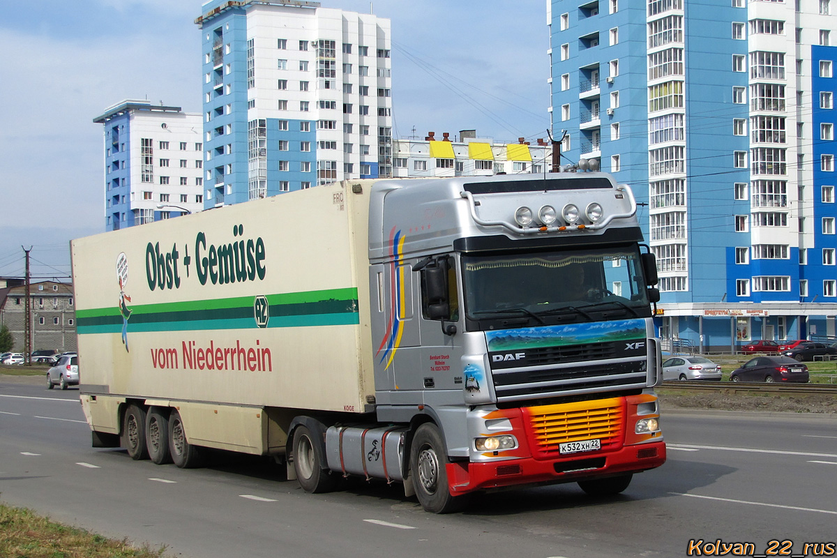 Алтайский край, № К 532 ХН 22 — DAF XF95 FT