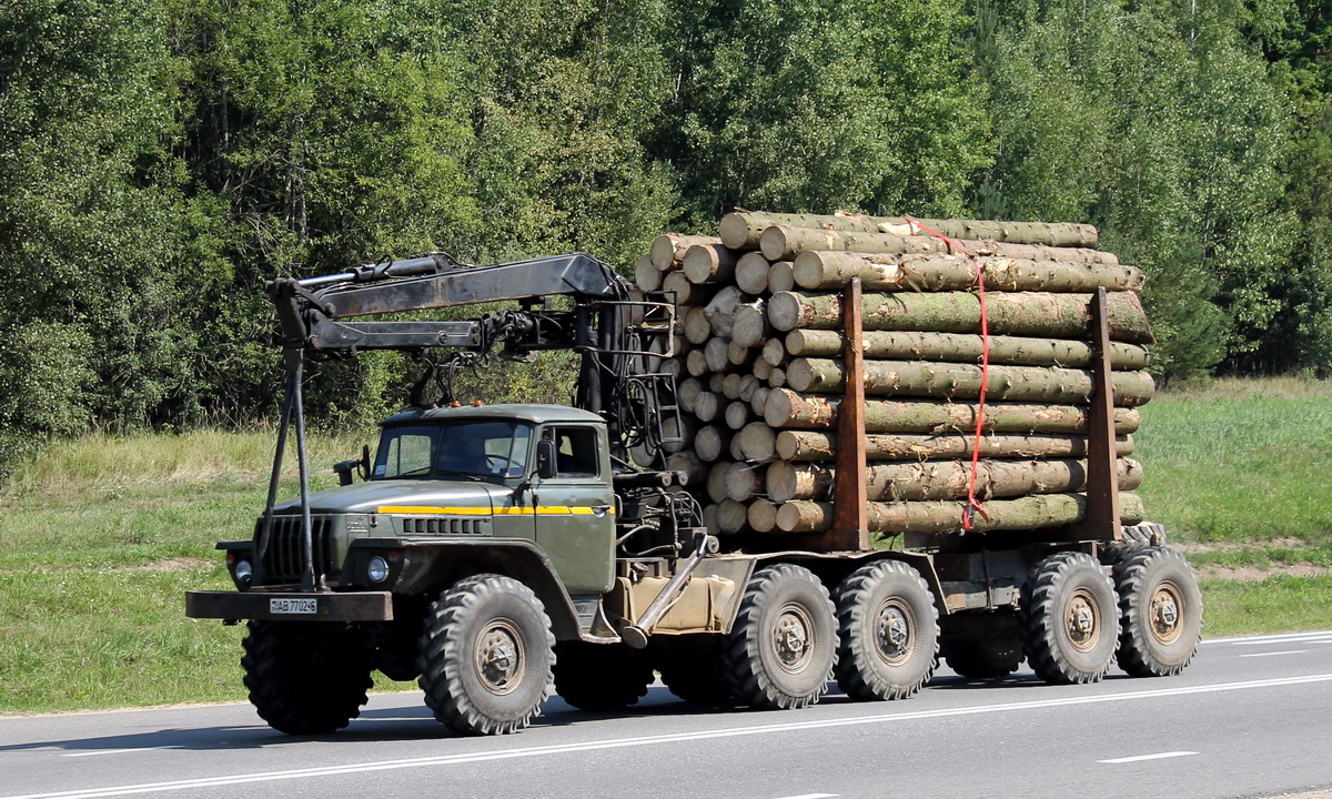 Могилёвская область, № АВ 7702-6 — Урал-4320 (общая модель)