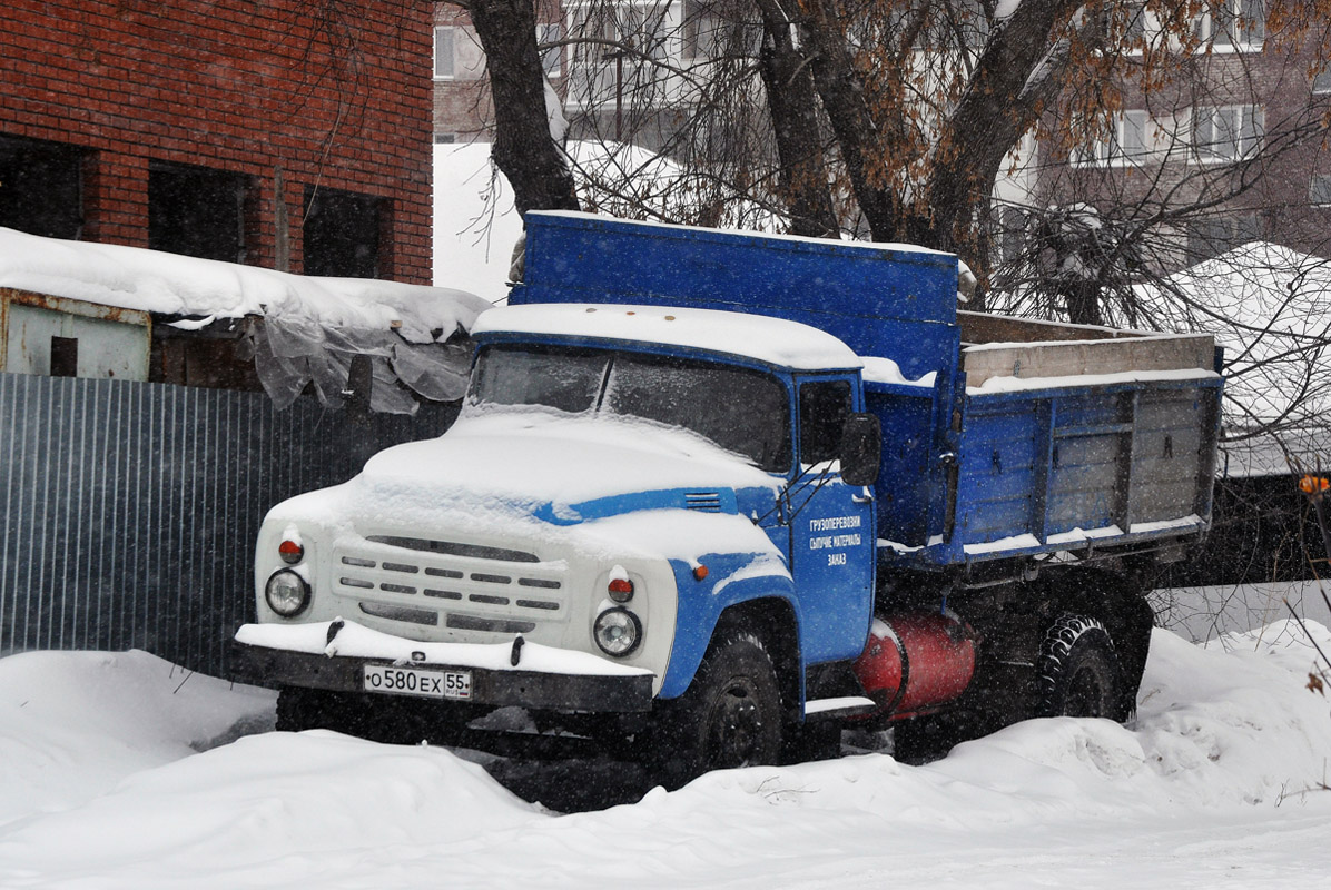 Омская область, № О 580 ЕХ 55 — ЗИЛ-495710