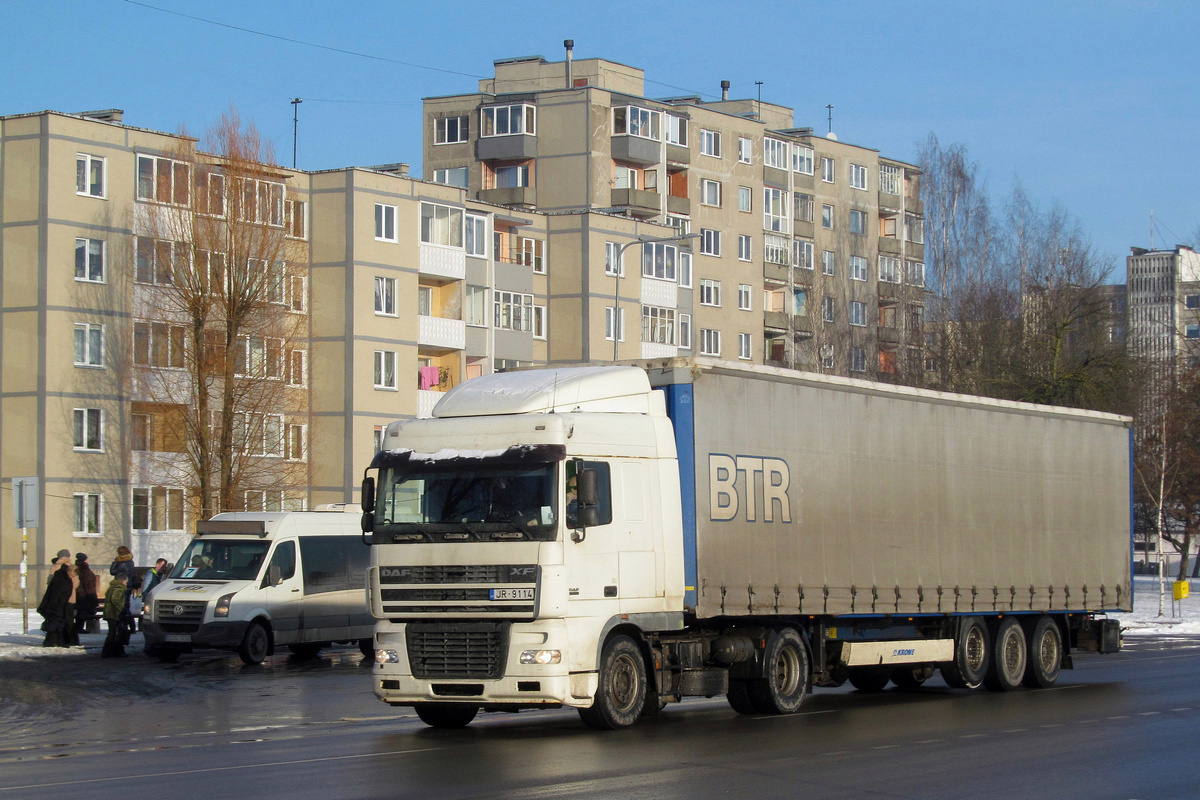 Латвия, № JR-9114 — DAF XF95 FT