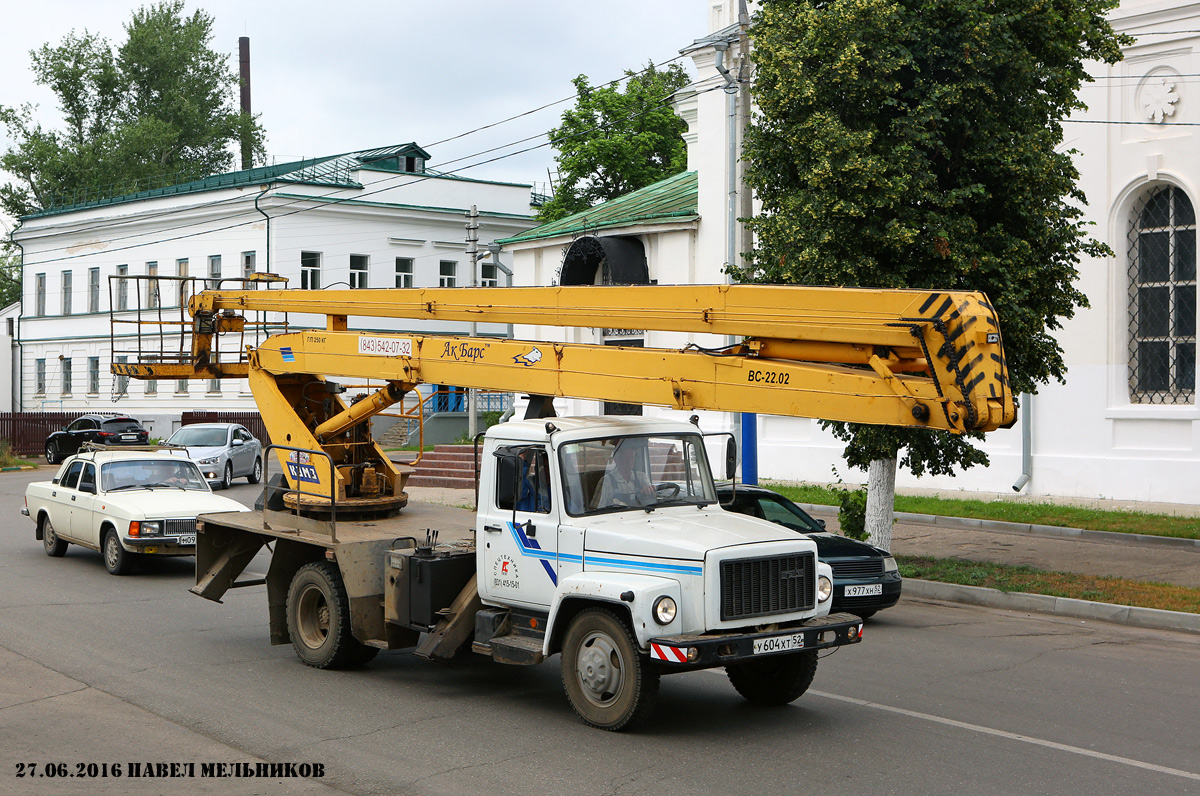 Нижегородская область, № У 604 ХТ 52 — ГАЗ-3307