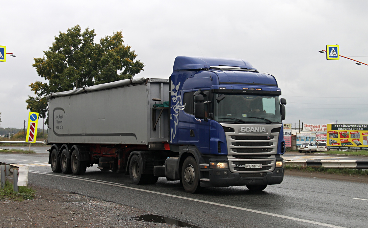 Красноярский край, № Р 181 ЕС 124 — Scania ('2009) G440