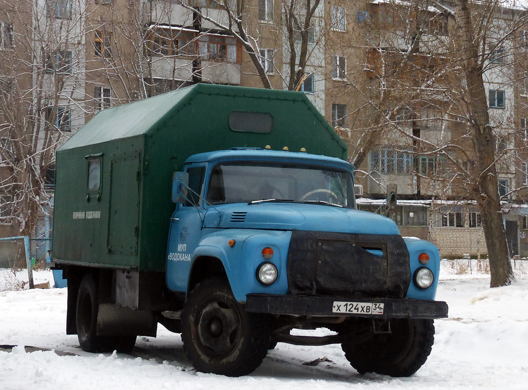 Волгоградская область, № Х 124 ХВ 34 — ЗИЛ-130 (общая модель)