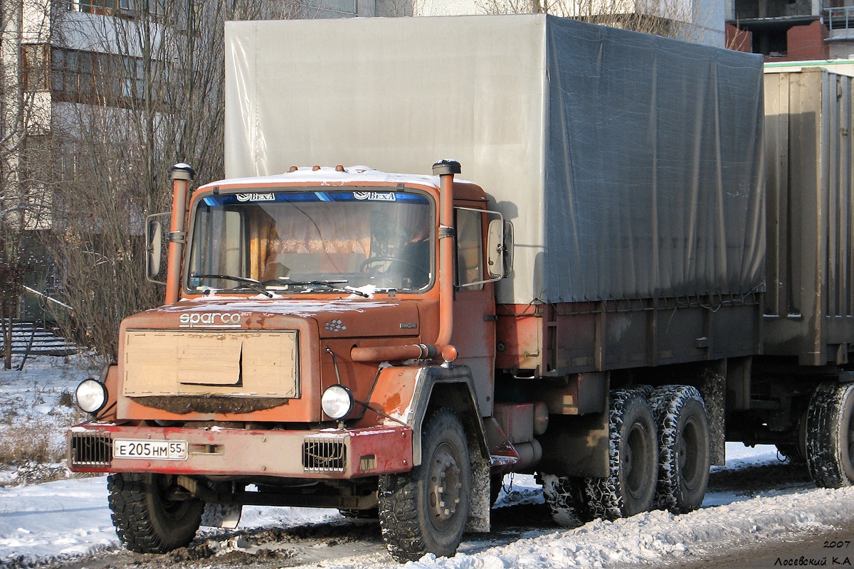 Омская область, № Е 205 НМ 55 — Magirus-Deutz 290D26L