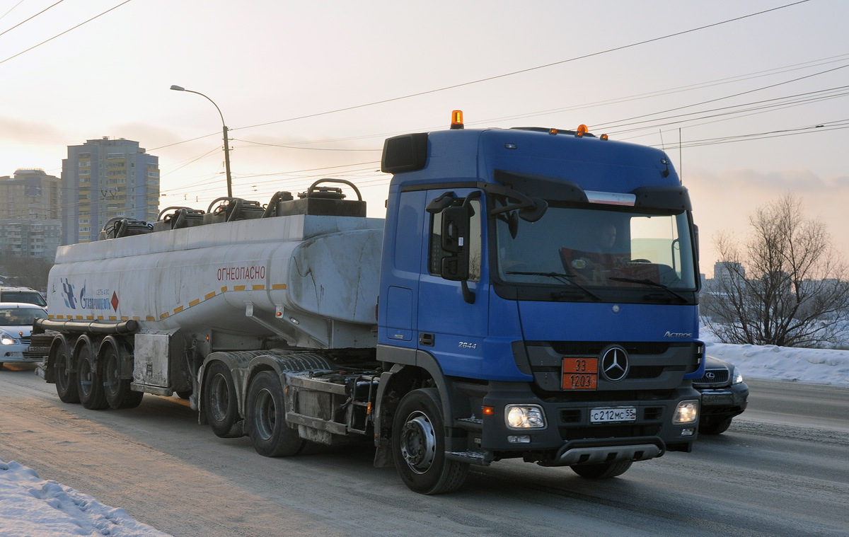 Омская область, № С 212 МС 55 — Mercedes-Benz Actros ('2009) 2644