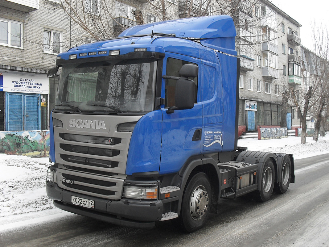 Алтайский край, № К 022 ХА 22 — Scania ('2013) G400