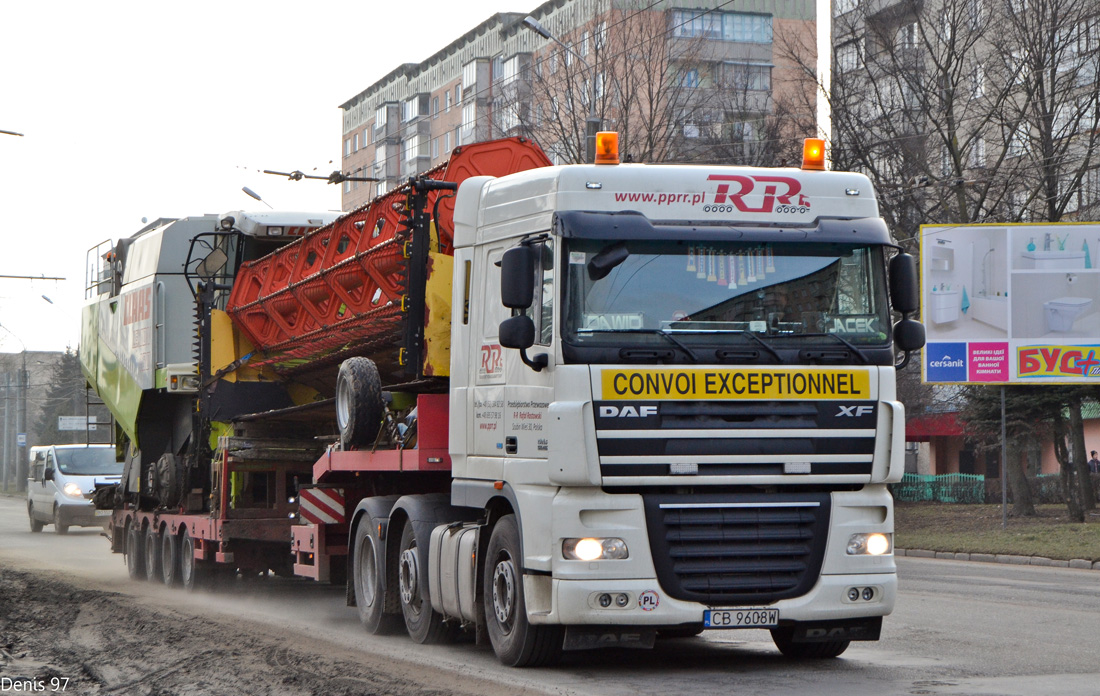 Польша, № CB 9608W — DAF XF105 FTG