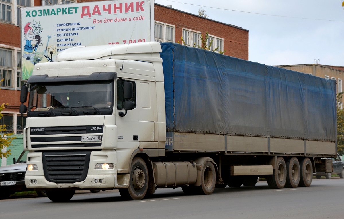 Татарстан, № Х 045 УМ 116 — DAF XF105 FT