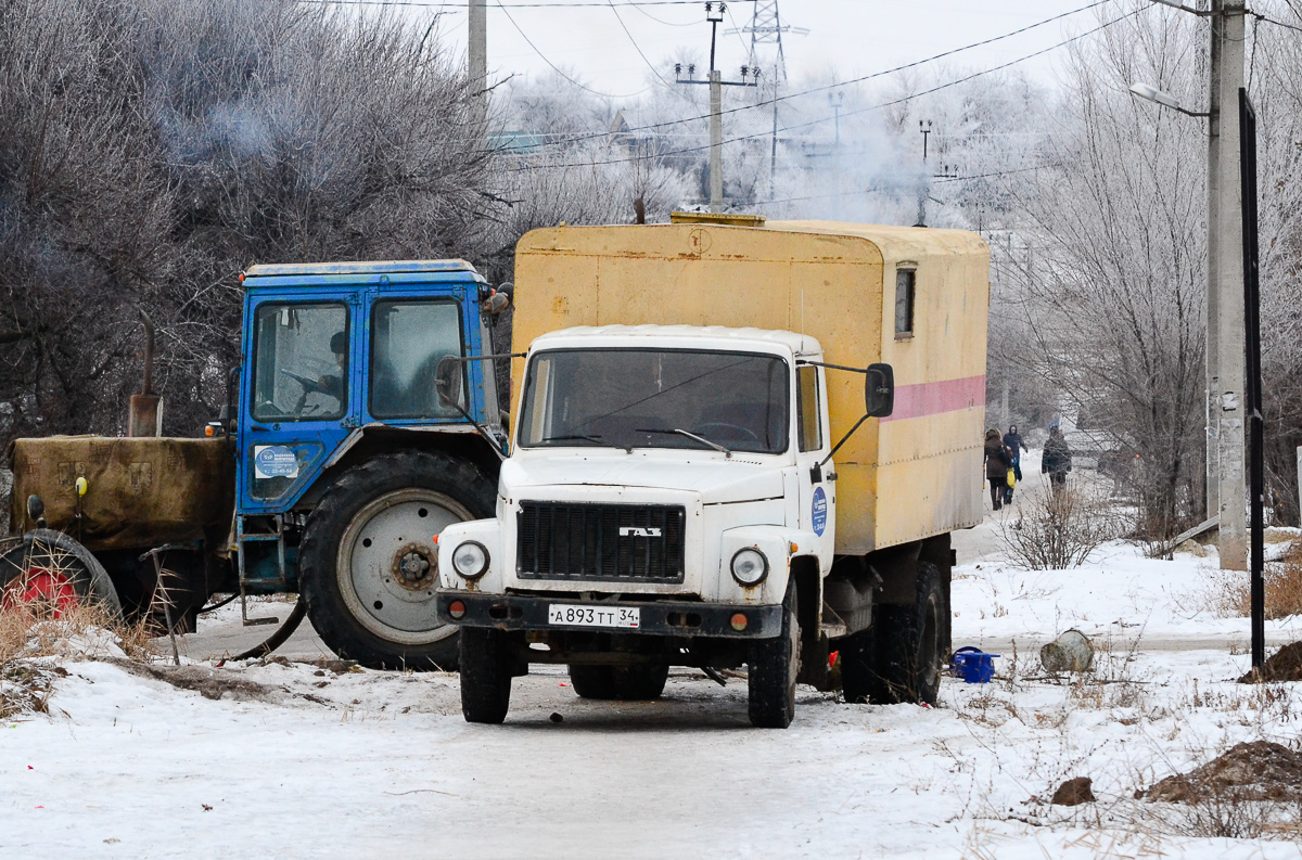 Волгоградская область, № А 893 ТТ 34 — ГАЗ-3307 [X5P]