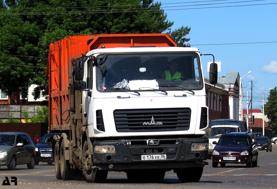 Воронежская область, № Е 176 ХЕ 36 — МАЗ-6312B3