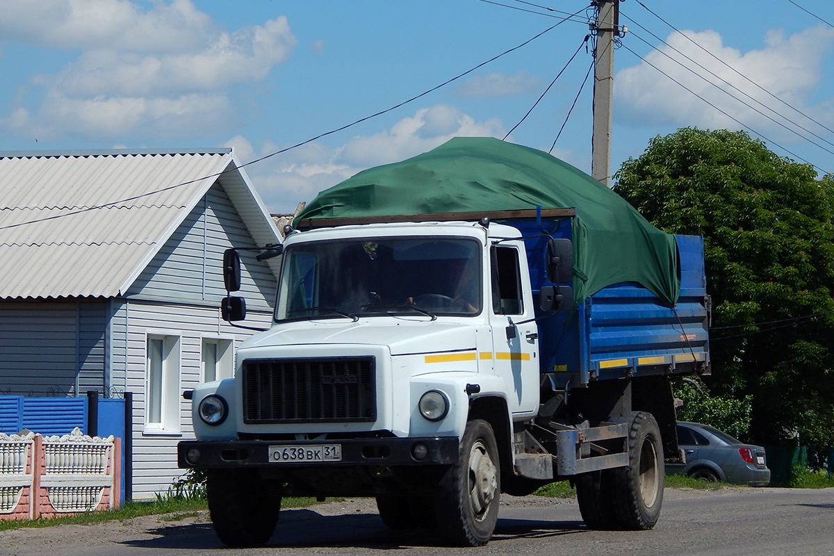 Белгородская область, № О 638 ВК 31 — ГАЗ-3309