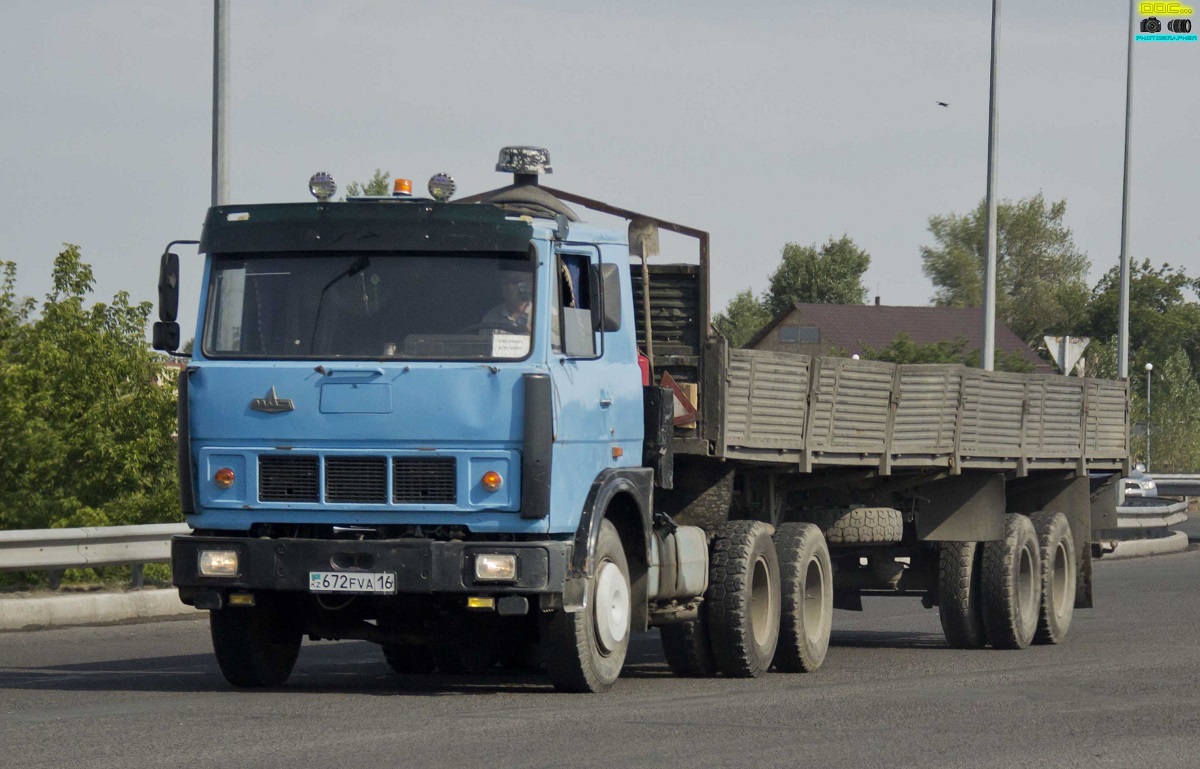 Восточно-Казахстанская область, № 672 FVA 16 — МАЗ-53371