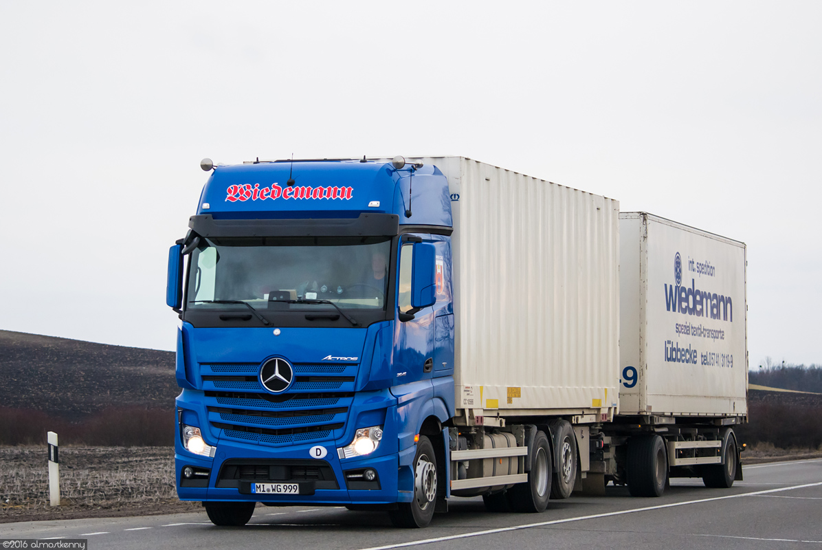 Германия, № MI-WG 999 — Mercedes-Benz Actros ('2011) 2545