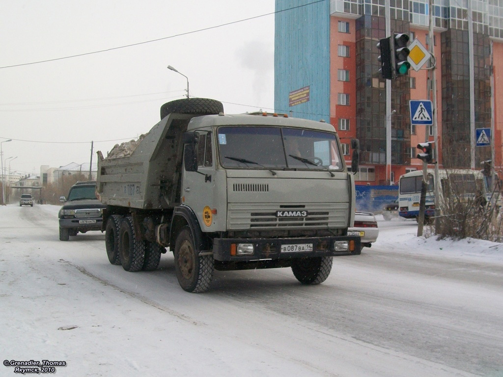 Саха (Якутия), № В 087 ВА 14 — КамАЗ-55111-02 [55111C]