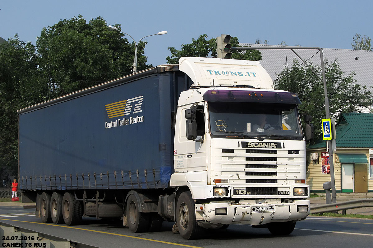 Вологодская область, № В 299 ВВ 35 — Scania (III) R113M