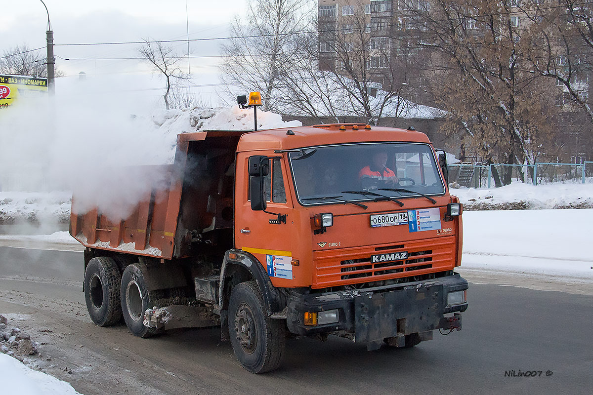 Удмуртия, № О 680 ОР 18 — КамАЗ-65115-62