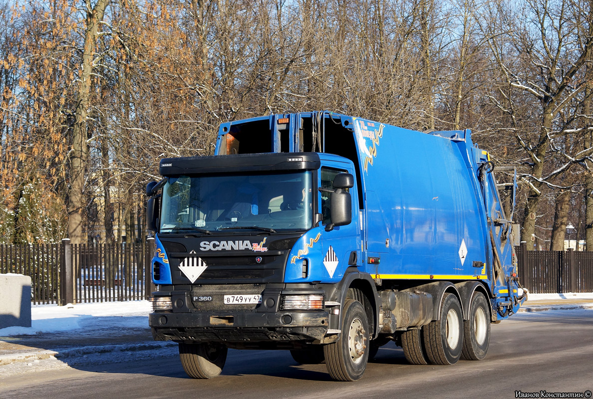 Ленинградская область, № В 749 УУ 47 — Scania ('2011) P360