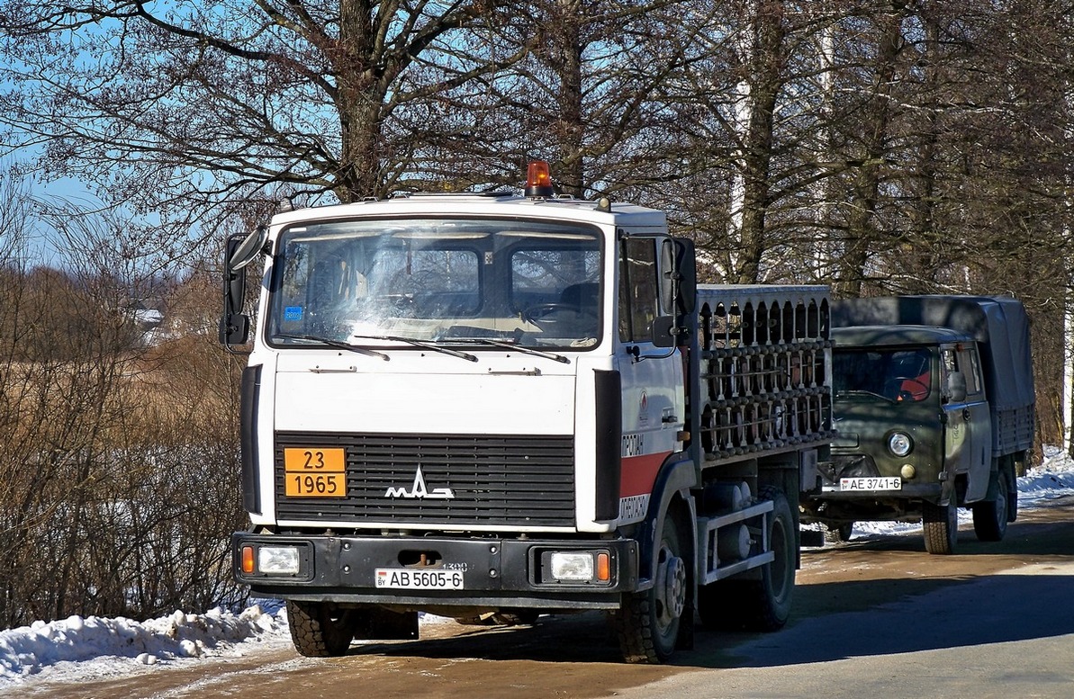 Могилёвская область, № АВ 5605-6 — МАЗ-4570 (общая модель)