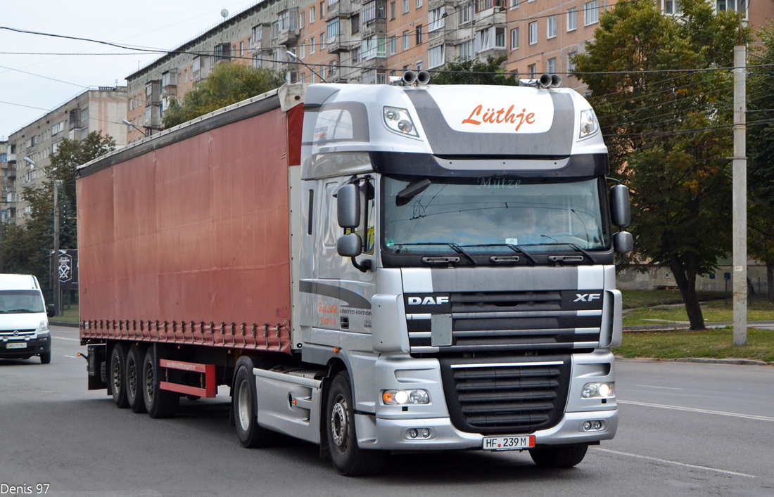 Германия, № HF 239 M — DAF XF105 FT