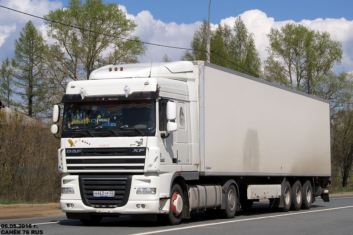 Брянская область, № М 463 УР 32 — DAF XF105 FT