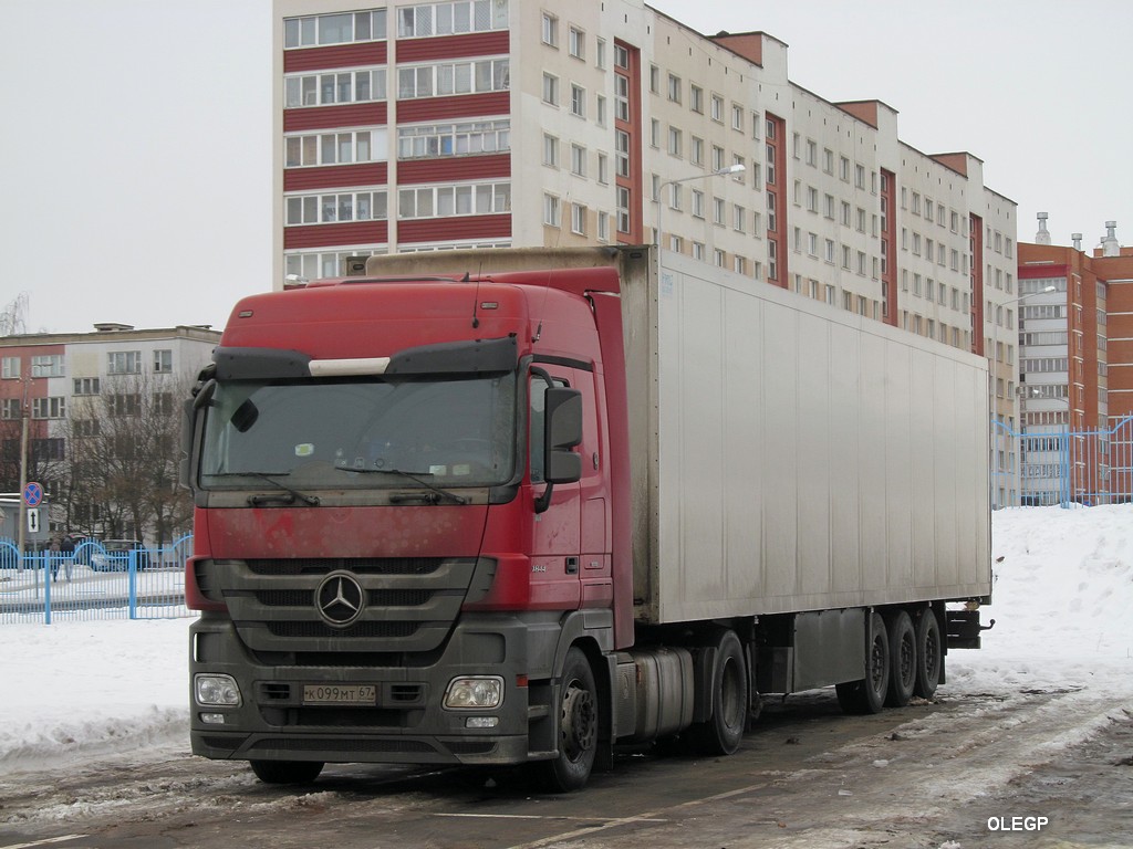 Смоленская область, № К 099 МТ 67 — Mercedes-Benz Actros ('2009) 1844
