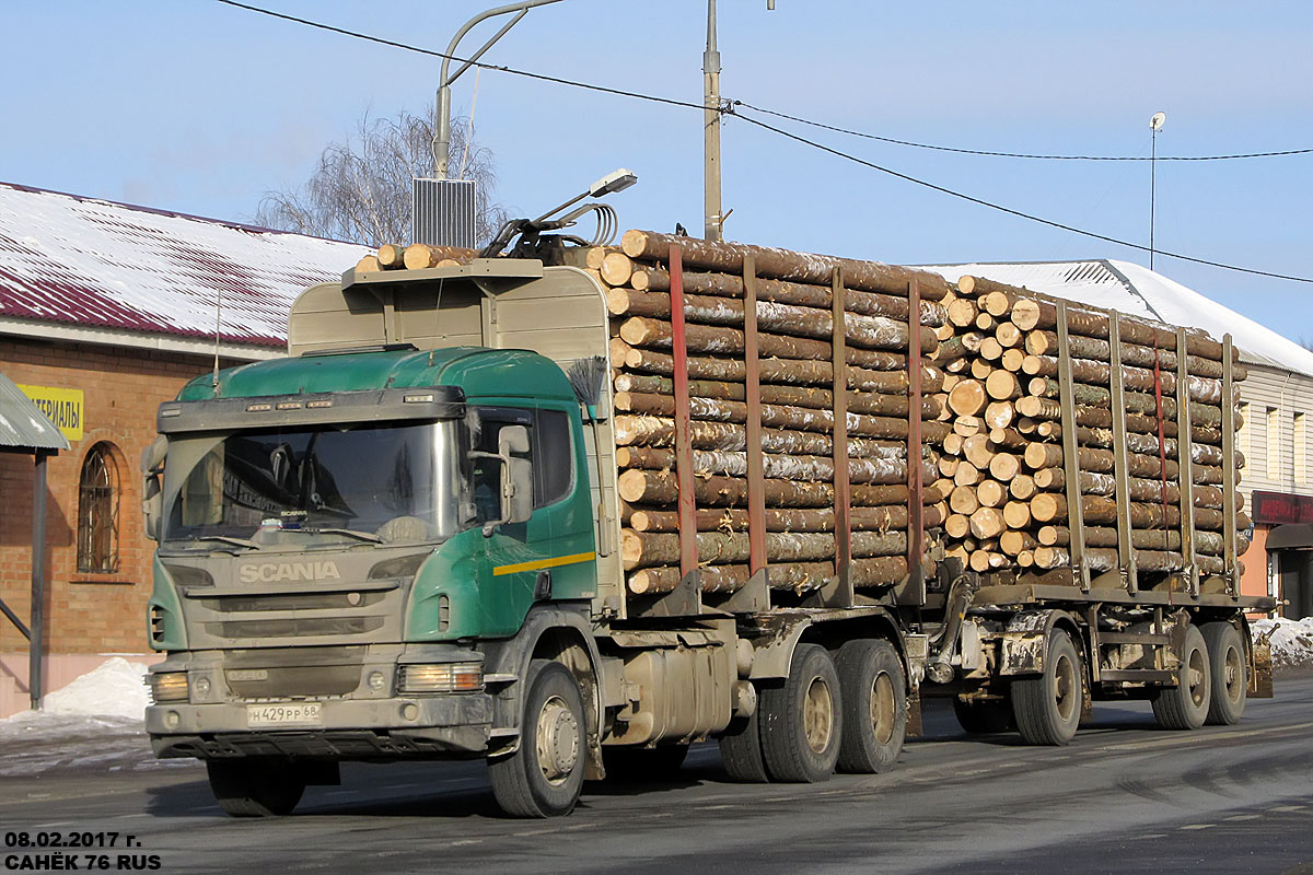 Тамбовская область, № Н 429 РР 68 — Scania ('2011) P440