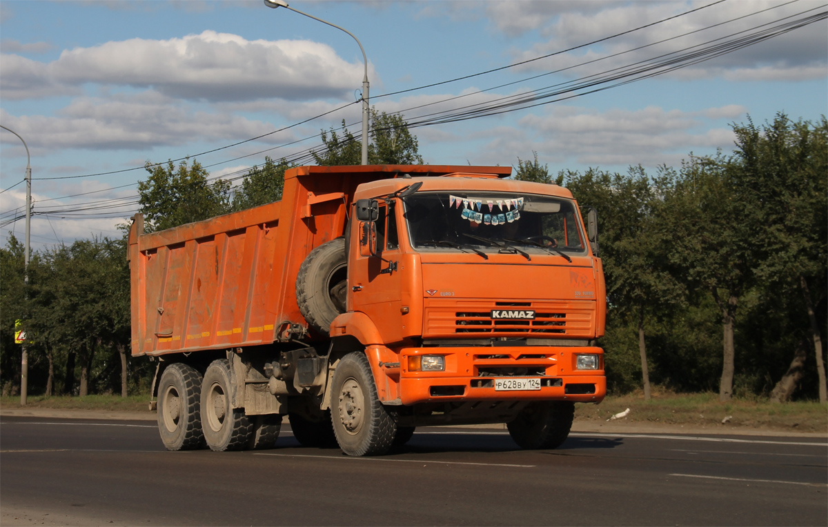 Красноярский край, № Р 628 ВУ 124 — КамАЗ-6520 [652000]