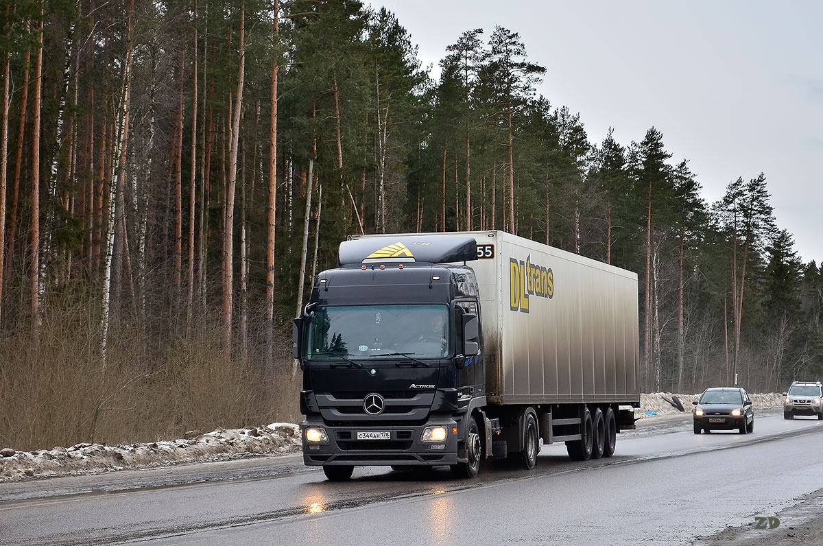 Омская область, № С 344 АН 178 — Mercedes-Benz Actros '09 1841 [Z9M]