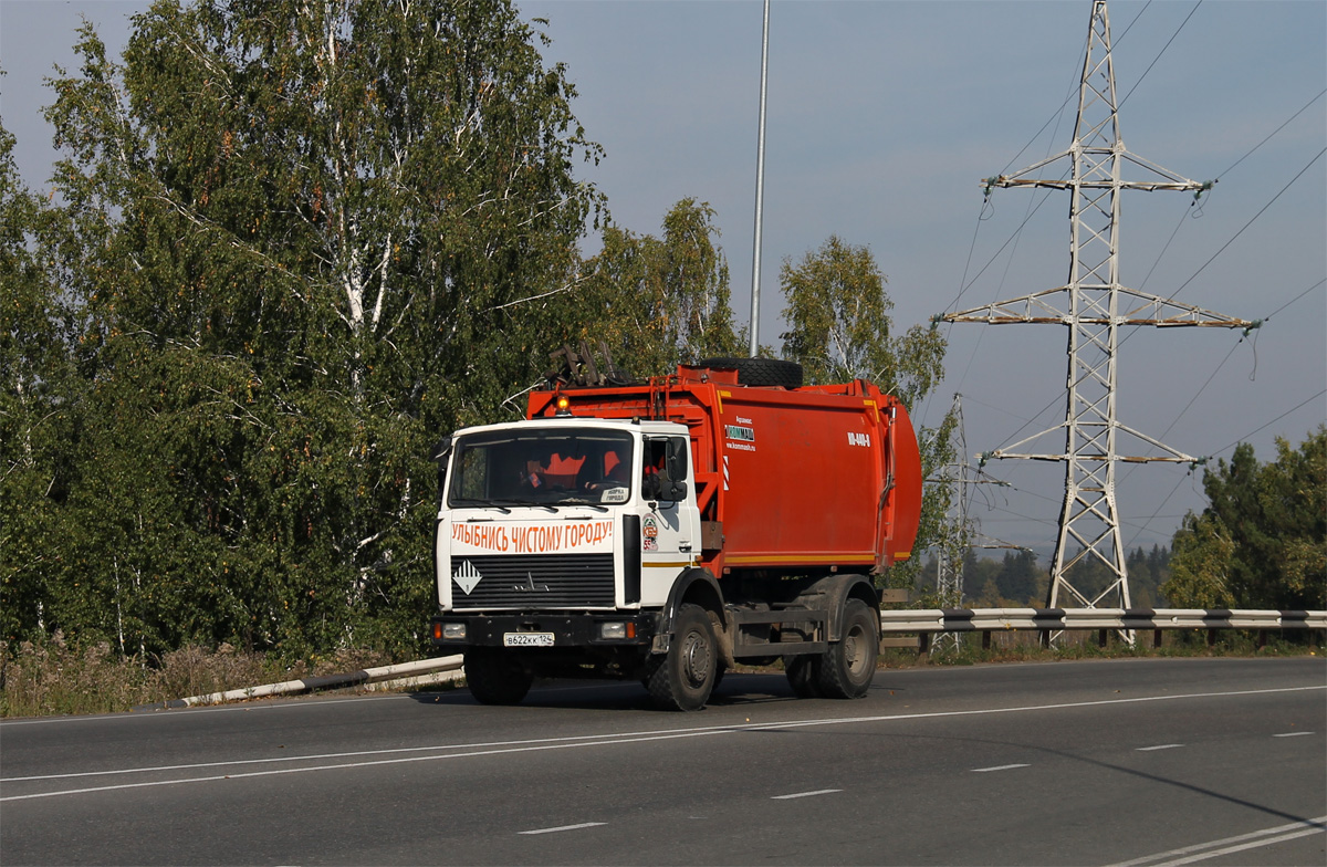 Красноярский край, № В 622 КК 124 — МАЗ-5337A2