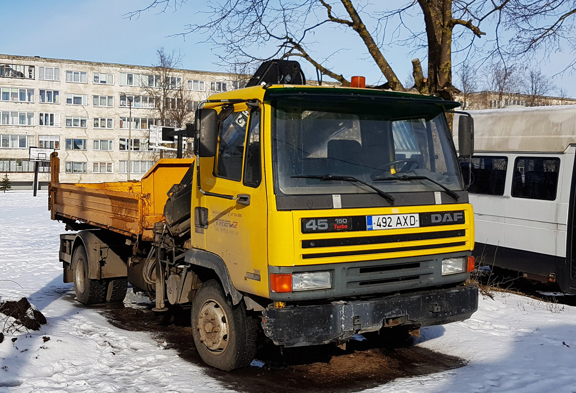 Эстония, № 492 AXD — DAF 45 FA