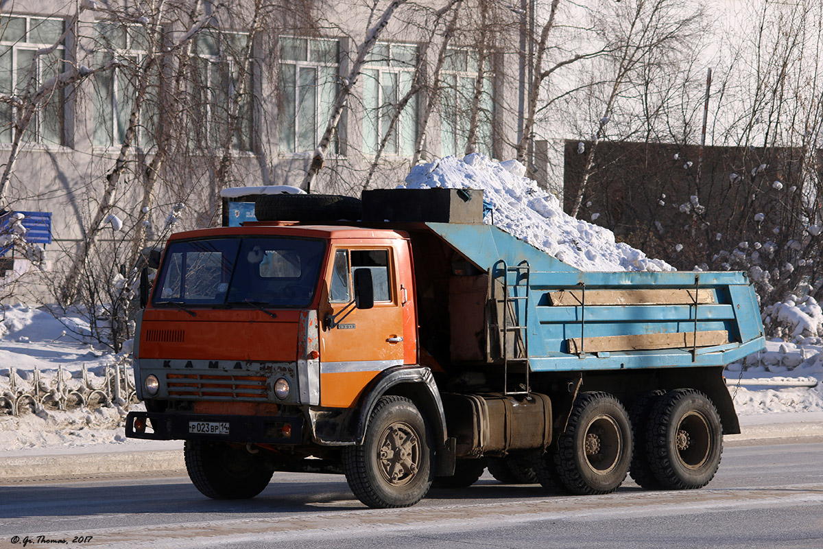 Саха (Якутия), № Р 023 ВР 14 — КамАЗ-55111 [551110]