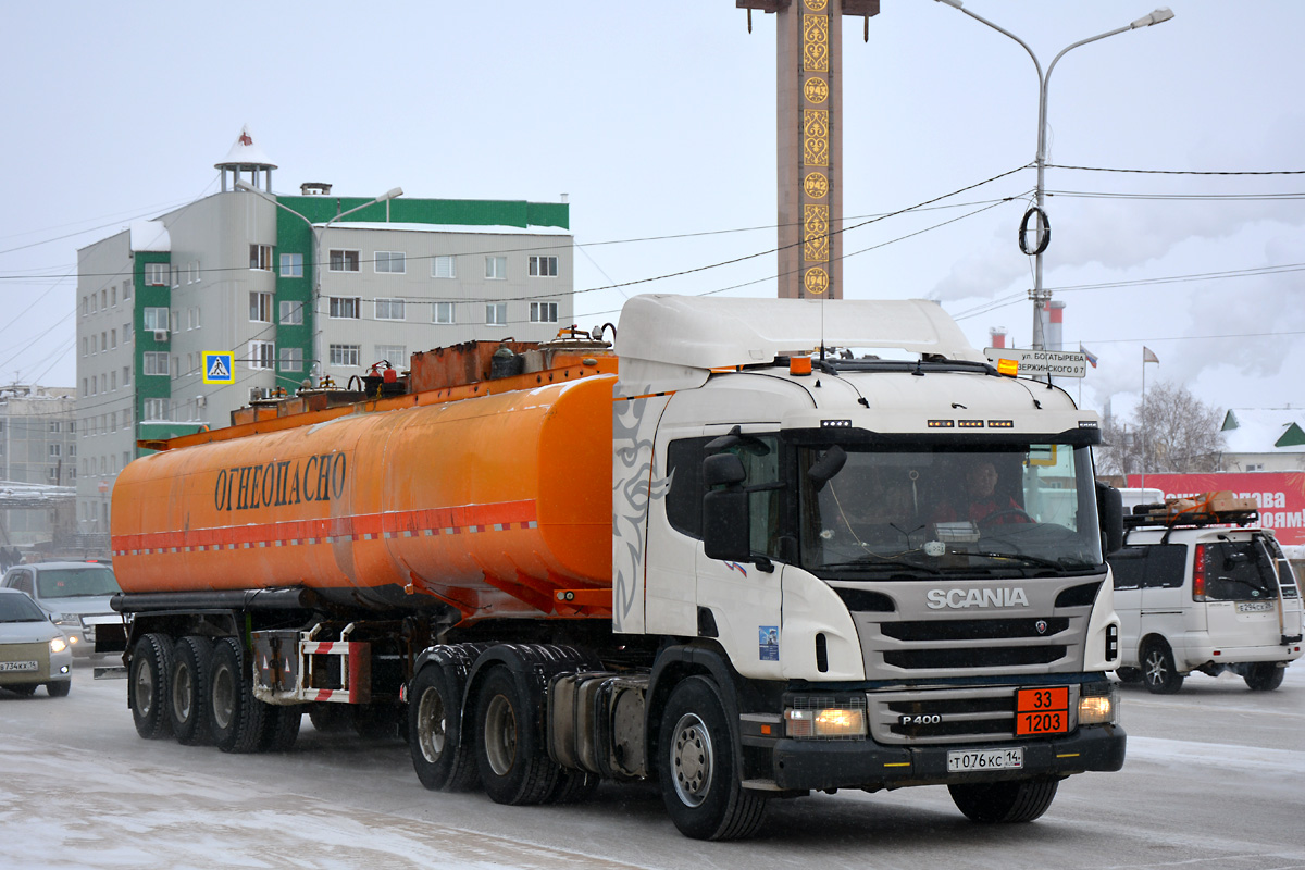 Саха (Якутия), № Т 076 КС 14 — Scania ('2011) P400