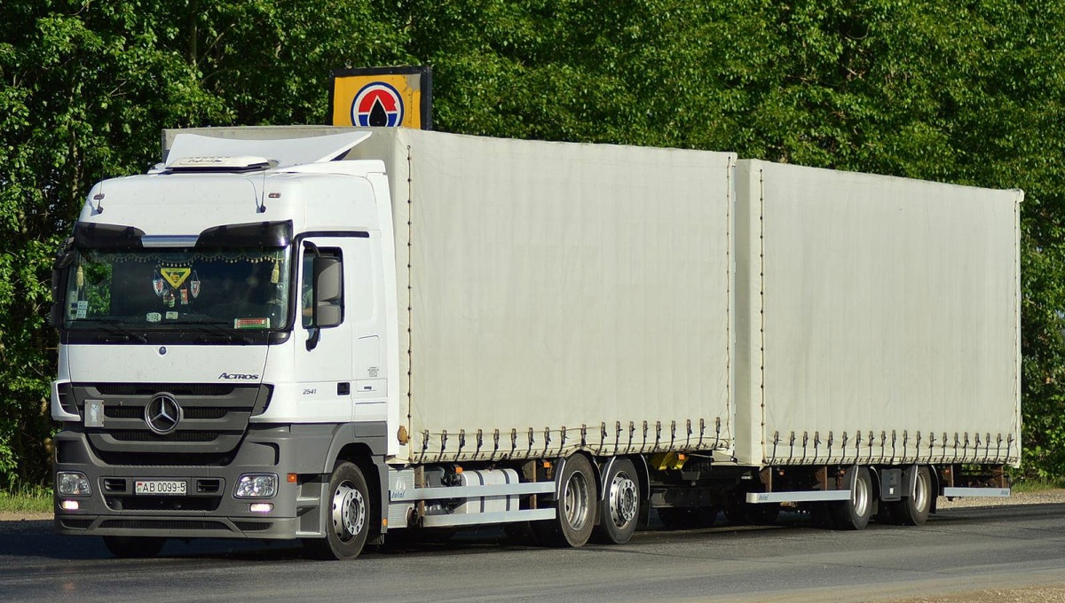 Минская область, № АВ 0099-5 — Mercedes-Benz Actros ('2009) 2541