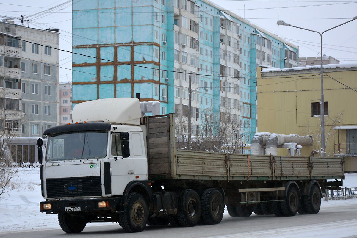 Саха (Якутия), № В 640 ЕР 14 — МАЗ-6422 (общая модель)