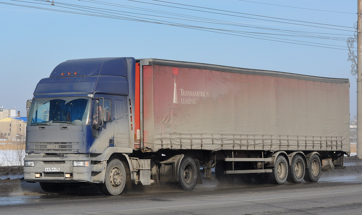 Новосибирская область, № Е 476 РУ 82 — IVECO EuroTech