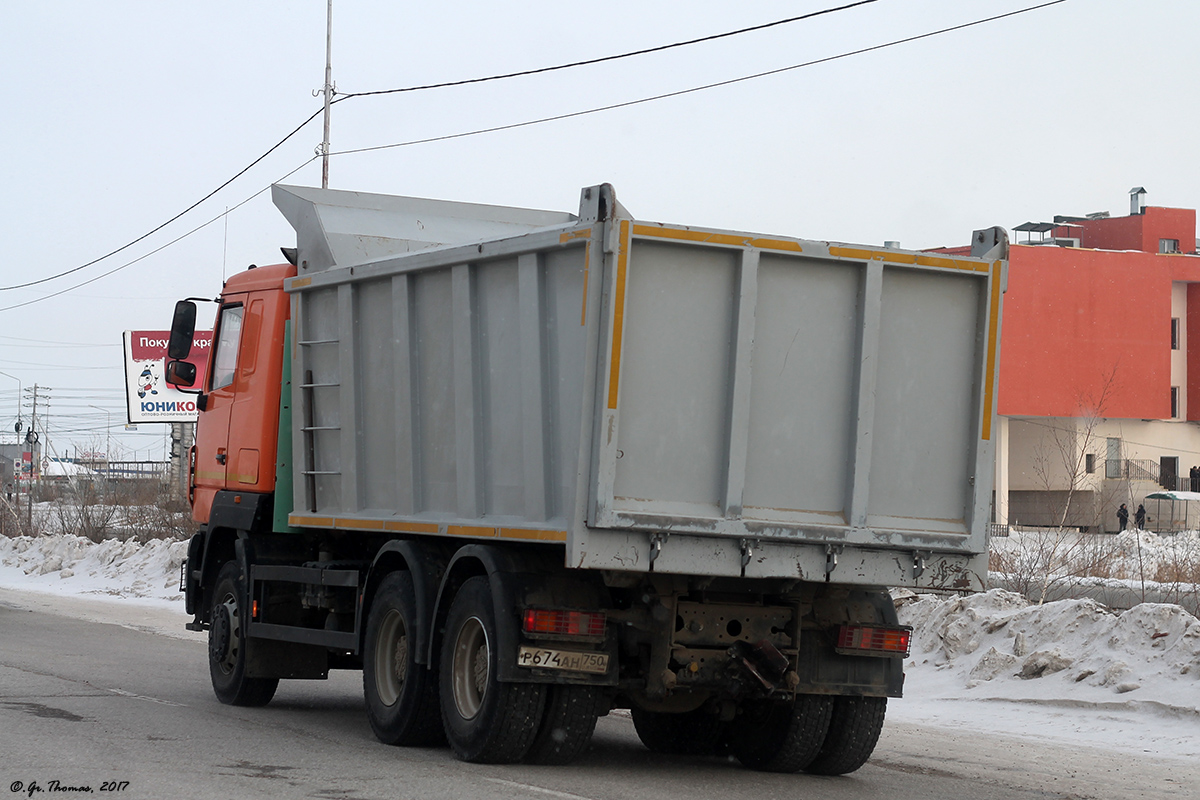 Саха (Якутия), № Р 674 АН 750 — МАЗ-6501H9