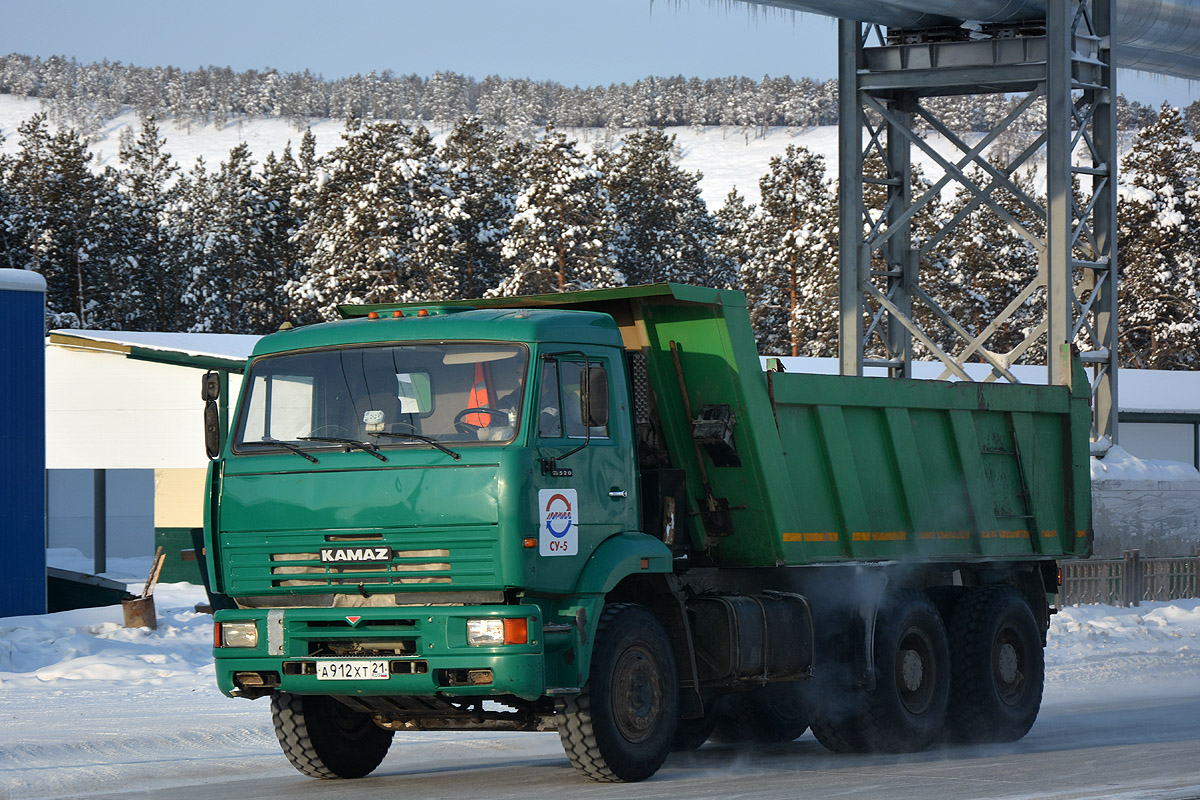 Чувашия, № А 912 ХТ 21 — КамАЗ-6520-06 [65200F]