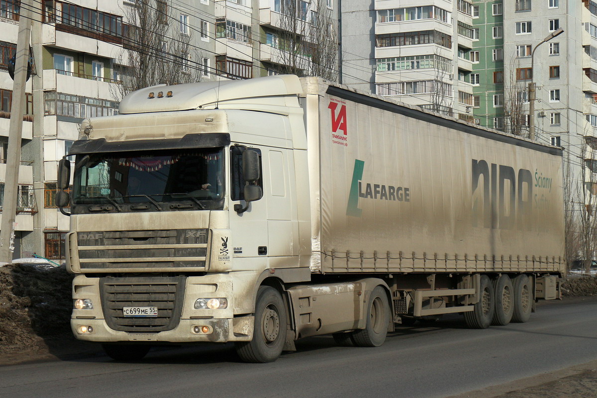 Омская область, № С 699 МЕ 55 — DAF XF105 FT