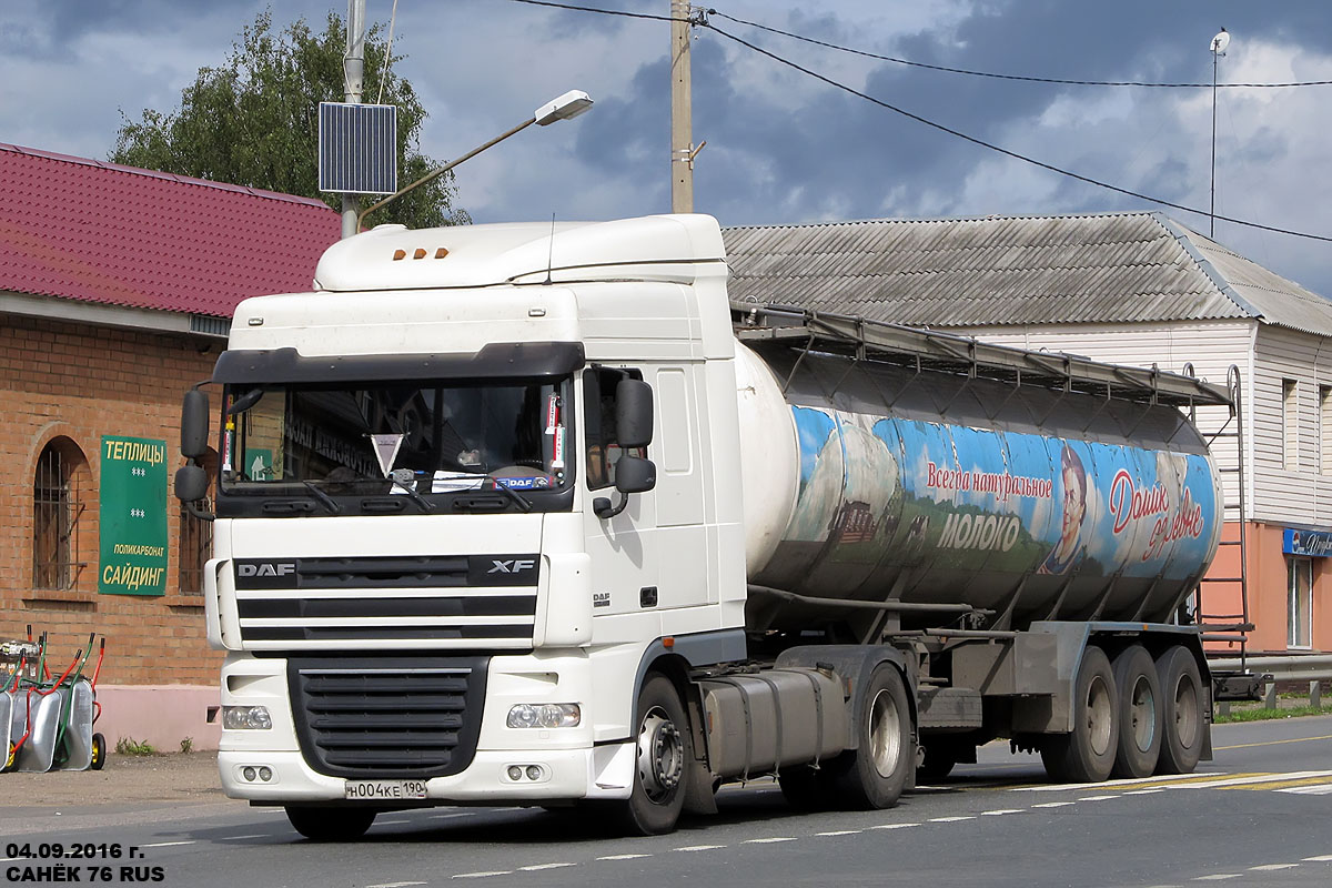 Московская область, № Н 004 КЕ 190 — DAF XF105 FT