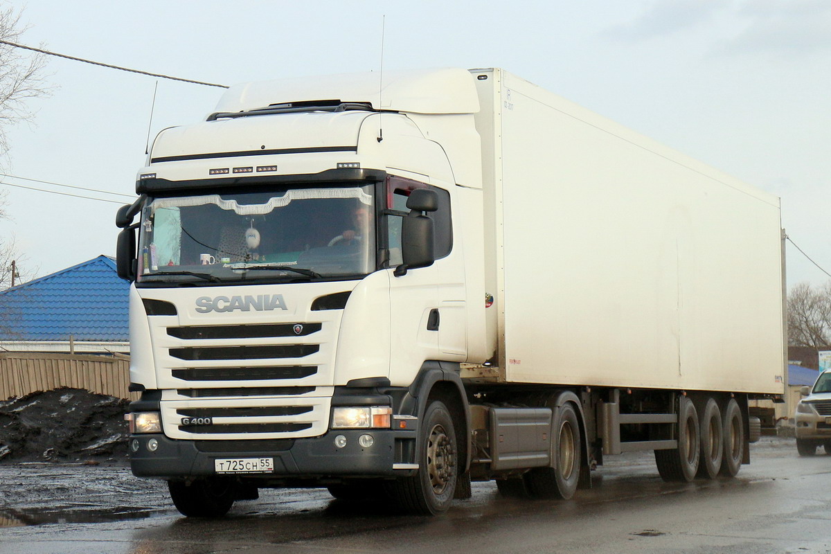 Омская область, № Т 725 СН 55 — Scania ('2013) G400