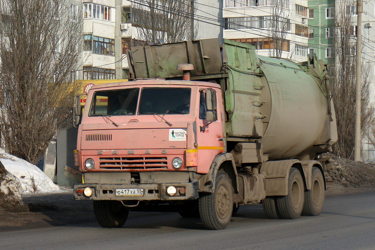 Омская область, № О 417 ХА 55 — КамАЗ-53215-15 [53215R]