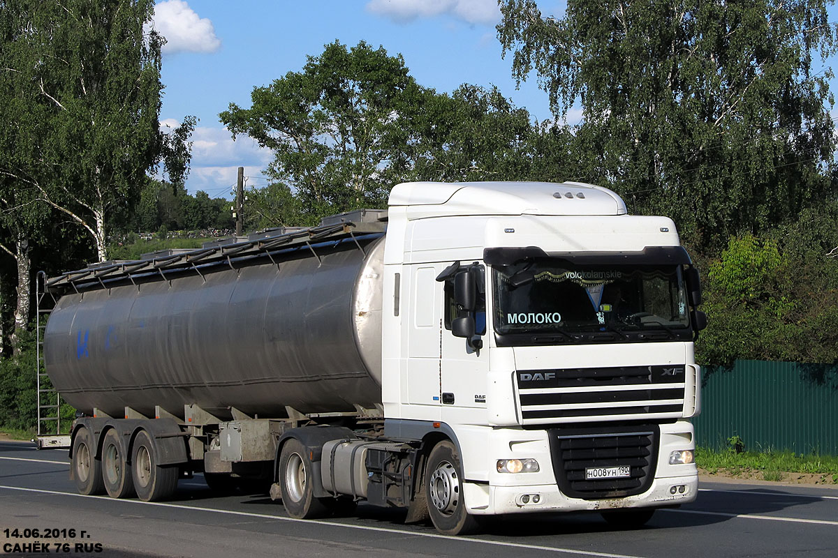 Московская область, № Н 008 УН 190 — DAF XF105 FT