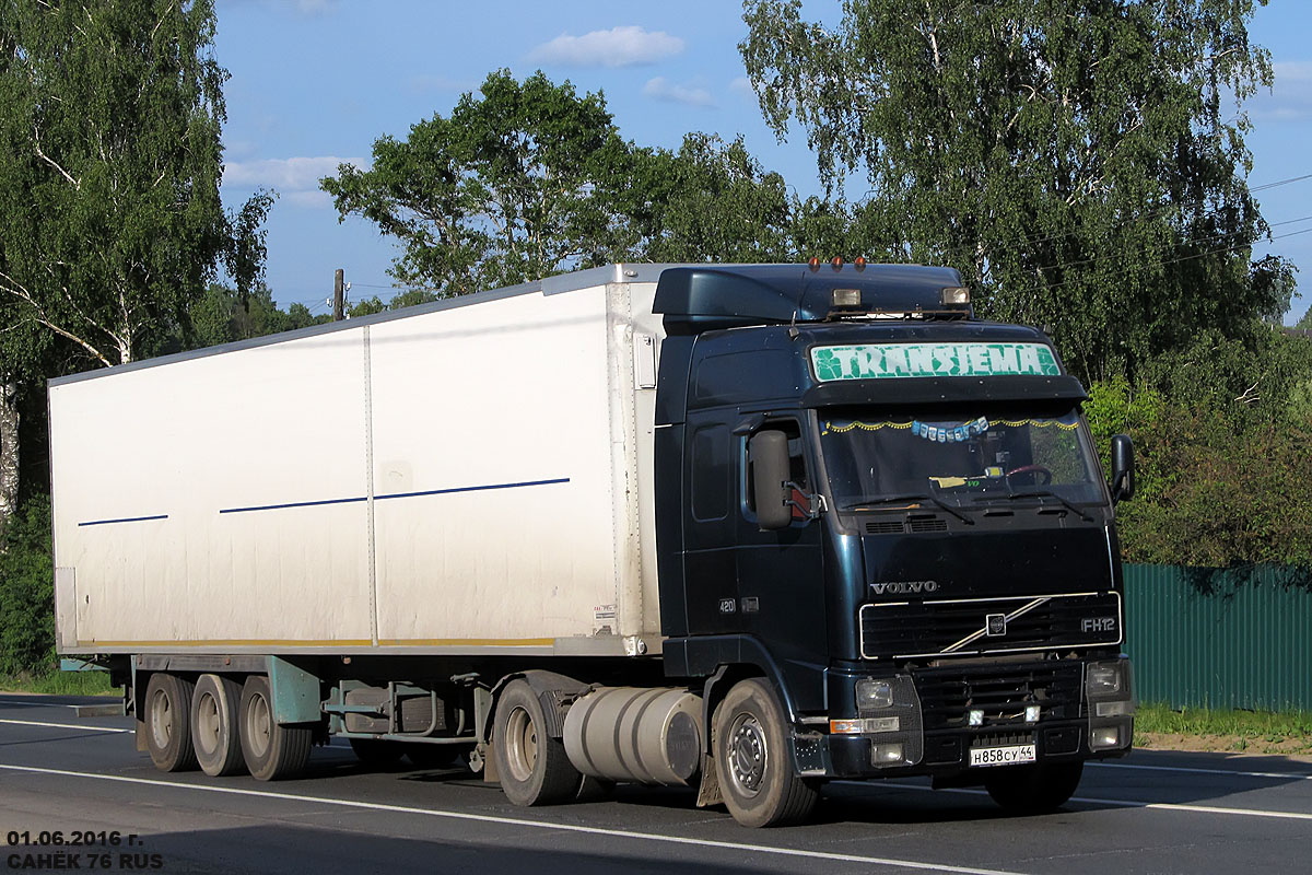 Костромская область, № Н 858 СУ 44 — Volvo ('1993) FH12.420